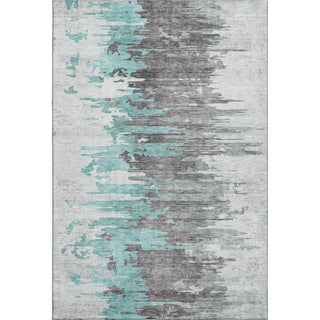 Piper Looms Mayfield Modern AMF704 Teal Machine Washable Area Rug main image