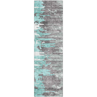 Piper Looms Mayfield Modern AMF704 Teal Machine Washable Area Rug Runner Main Image