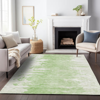 Piper Looms Mayfield Modern AMF705 Aloe Machine Washable Area Rug Lifestyle Image Feature