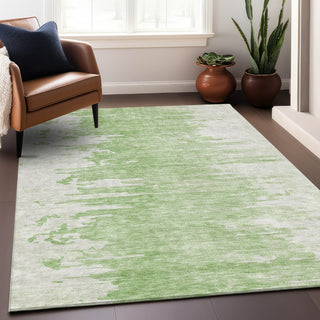 Piper Looms Mayfield Modern AMF705 Aloe Machine Washable Area Rug Lifestyle Image Feature
