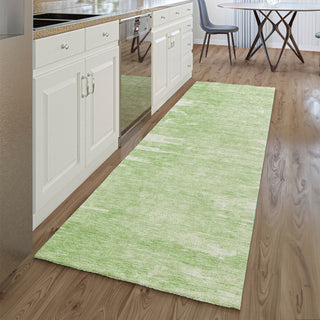 Piper Looms Mayfield Modern AMF705 Aloe Machine Washable Area Rug Runner Lifestyle Image Feature