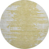 Piper Looms Mayfield Modern AMF705 Gold Machine Washable Area Rug Round Main Image