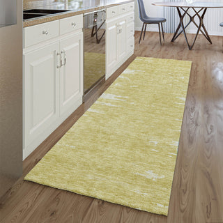 Piper Looms Mayfield Modern AMF705 Gold Machine Washable Area Rug Runner Lifestyle Image Feature