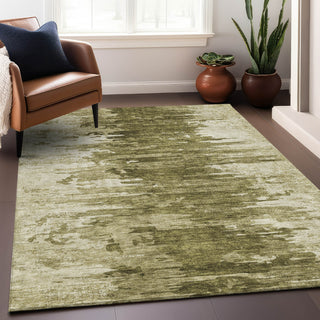 Piper Looms Mayfield Modern AMF705 Mocha Machine Washable Area Rug Lifestyle Image Feature