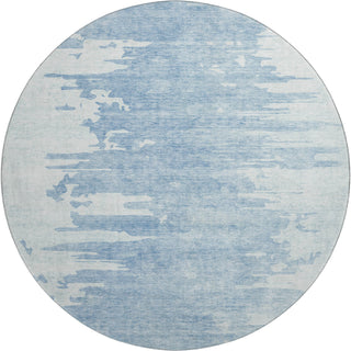 Piper Looms Mayfield Modern AMF705 Sky Machine Washable Area Rug Round Main Image