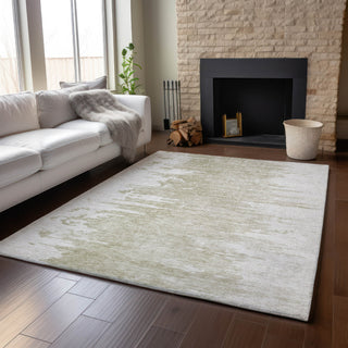 Piper Looms Mayfield Modern AMF705 Taupe Machine Washable Area Rug Lifestyle Image Feature