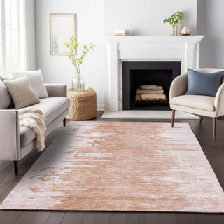 Piper Looms Mayfield Modern AMF705 Terracotta Machine Washable Area Rug Lifestyle Image Feature