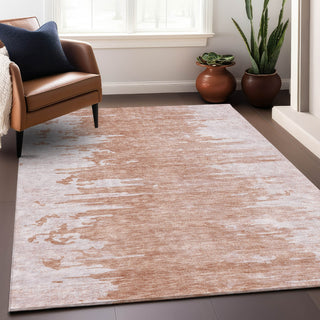 Piper Looms Mayfield Modern AMF705 Terracotta Machine Washable Area Rug Lifestyle Image Feature
