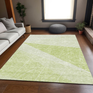 Piper Looms Mayfield Modern AMF706 Aloe Machine Washable Area Rug Lifestyle Image Feature