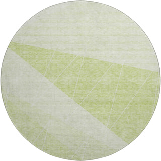 Piper Looms Mayfield Modern AMF706 Aloe Machine Washable Area Rug Round Main Image