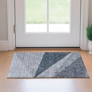 Piper Looms Mayfield Modern AMF706 Charcoal Machine Washable Area Rug Scatter Lifestyle Image Feature