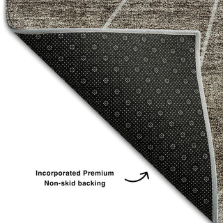 Piper Looms Mayfield Modern AMF706 Gray Machine Washable Area Rug Backing Image