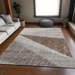 Piper Looms Mayfield Modern AMF706 Gray Machine Washable Area Rug Lifestyle Image Feature