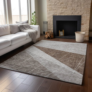 Piper Looms Mayfield Modern AMF706 Gray Machine Washable Area Rug Lifestyle Image Feature