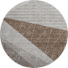 Piper Looms Mayfield Modern AMF706 Gray Machine Washable Area Rug Round Main Image
