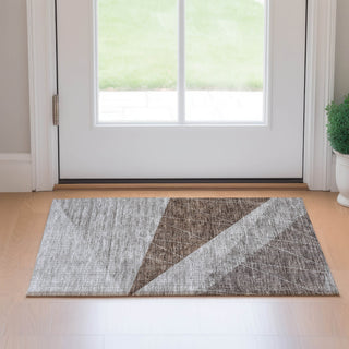 Piper Looms Mayfield Modern AMF706 Gray Machine Washable Area Rug Scatter Lifestyle Image Feature