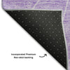 Piper Looms Mayfield Modern AMF706 Lavender Machine Washable Area Rug Backing Image