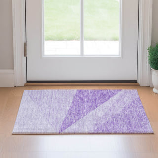 Piper Looms Mayfield Modern AMF706 Lavender Machine Washable Area Rug Scatter Lifestyle Image Feature