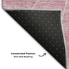 Piper Looms Mayfield Modern AMF706 Pink Machine Washable Area Rug Backing Image