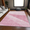 Piper Looms Mayfield Modern AMF706 Pink Machine Washable Area Rug Lifestyle Image Feature
