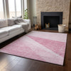 Piper Looms Mayfield Modern AMF706 Pink Machine Washable Area Rug Lifestyle Image Feature