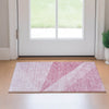 Piper Looms Mayfield Modern AMF706 Pink Machine Washable Area Rug Scatter Lifestyle Image Feature