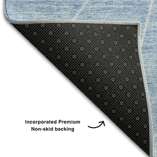Piper Looms Mayfield Modern AMF706 Sky Machine Washable Area Rug Backing Image