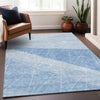 Piper Looms Mayfield Modern AMF706 Sky Machine Washable Area Rug Lifestyle Image Feature
