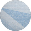 Piper Looms Mayfield Modern AMF706 Sky Machine Washable Area Rug Round Main Image