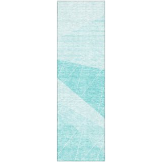 Piper Looms Mayfield Modern AMF706 Teal Machine Washable Area Rug Runner Main Image