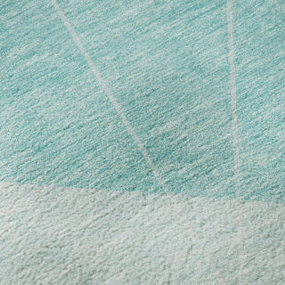 Piper Looms Mayfield Modern AMF706 Teal Machine Washable Area Rug Swatch Image