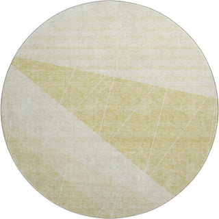 Piper Looms Mayfield Modern AMF706 Wheat Machine Washable Area Rug Round Main Image