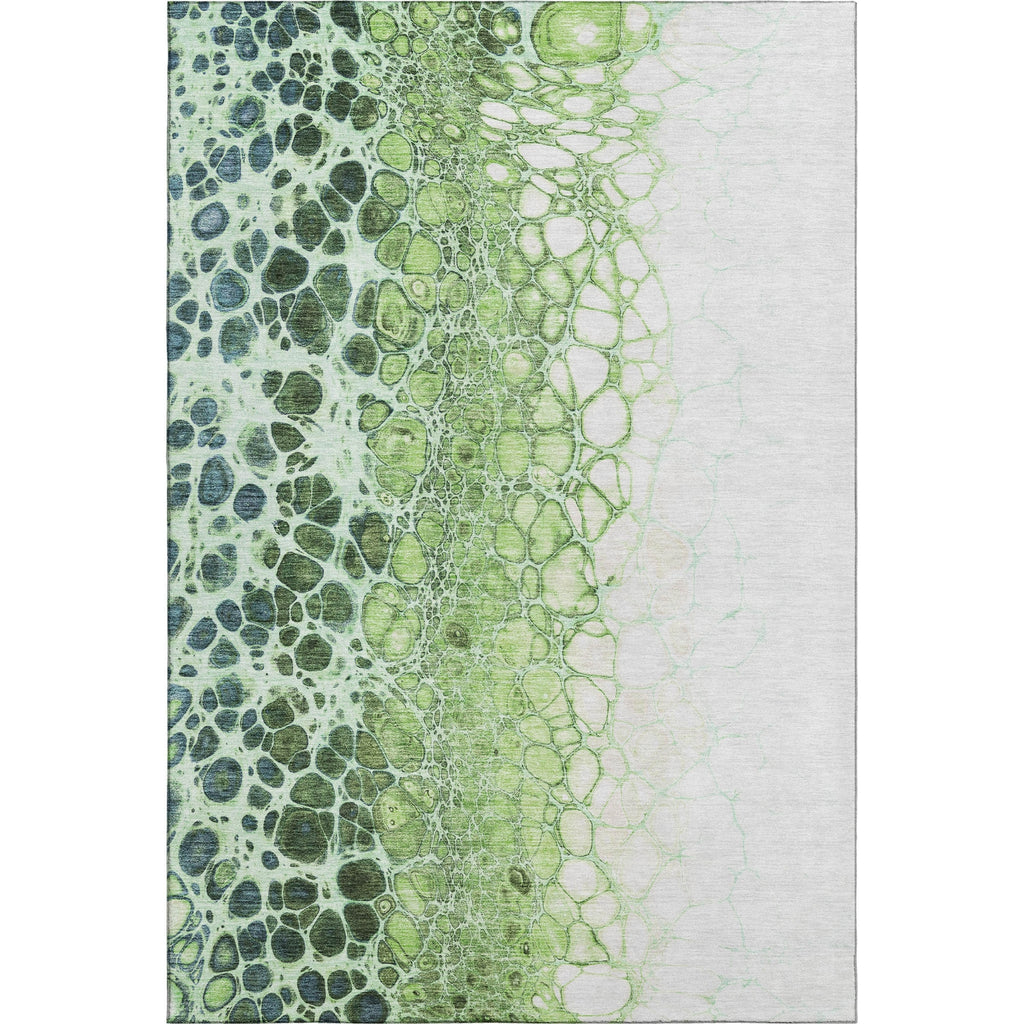 Piper Looms Mayfield Abstract AMF707 Aloe Machine Washable Area Rug main image