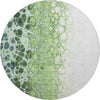 Piper Looms Mayfield Abstract AMF707 Aloe Machine Washable Area Rug Round Main Image