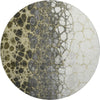 Piper Looms Mayfield Abstract AMF707 Beige Machine Washable Area Rug Round Main Image
