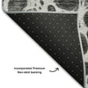 Piper Looms Mayfield Abstract AMF707 Gray Machine Washable Area Rug Backing Image