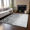 Piper Looms Mayfield Abstract AMF707 Gray Machine Washable Area Rug Lifestyle Image Feature