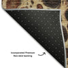 Piper Looms Mayfield Abstract AMF707 Ivory Machine Washable Area Rug Backing Image