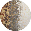 Piper Looms Mayfield Abstract AMF707 Ivory Machine Washable Area Rug Round Main Image