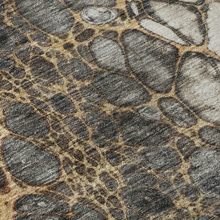 Piper Looms Mayfield Abstract AMF707 Ivory Machine Washable Area Rug Swatch Image