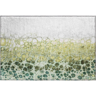 Piper Looms Mayfield Abstract AMF707 Olive Machine Washable Area Rug Scatter Main Image