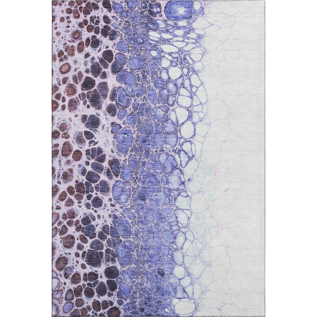 Piper Looms Mayfield Abstract AMF707 Purple Machine Washable Area Rug main image