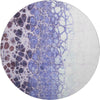 Piper Looms Mayfield Abstract AMF707 Purple Machine Washable Area Rug Round Main Image