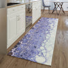 Piper Looms Mayfield Abstract AMF707 Purple Machine Washable Area Rug Runner Lifestyle Image Feature