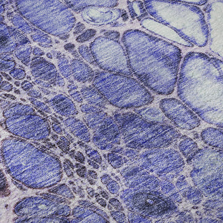 Piper Looms Mayfield Abstract AMF707 Purple Machine Washable Area Rug Swatch Image