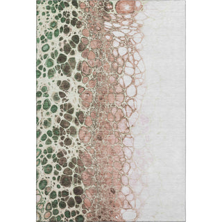 Piper Looms Mayfield Abstract AMF707 Salmon Machine Washable Area Rug main image