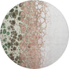 Piper Looms Mayfield Abstract AMF707 Salmon Machine Washable Area Rug Round Main Image