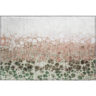 Piper Looms Mayfield Abstract AMF707 Salmon Machine Washable Area Rug Scatter Main Image