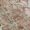 Piper Looms Mayfield Abstract AMF707 Salmon Machine Washable Area Rug Swatch Image
