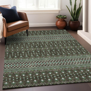 Piper Looms Mayfield Boho AMF708 Brown Machine Washable Area Rug Lifestyle Image Feature